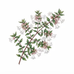 アベリアのイラスト