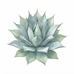 アガベのイラスト