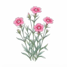 ナデシコのイラスト