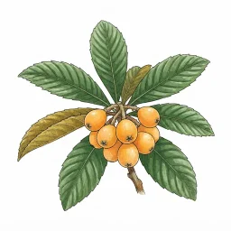 ビワのイラスト