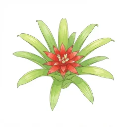 グズマニアのイラスト