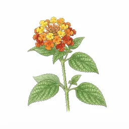 ランタナのイラスト