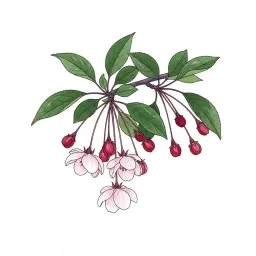 ハナカイドウのイラスト