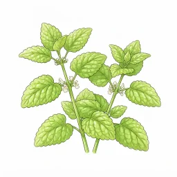レモンバームのイラスト