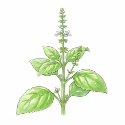 バジルのイラスト