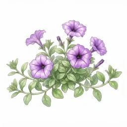 ペチュニアのイラスト