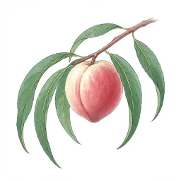 モモのイラスト